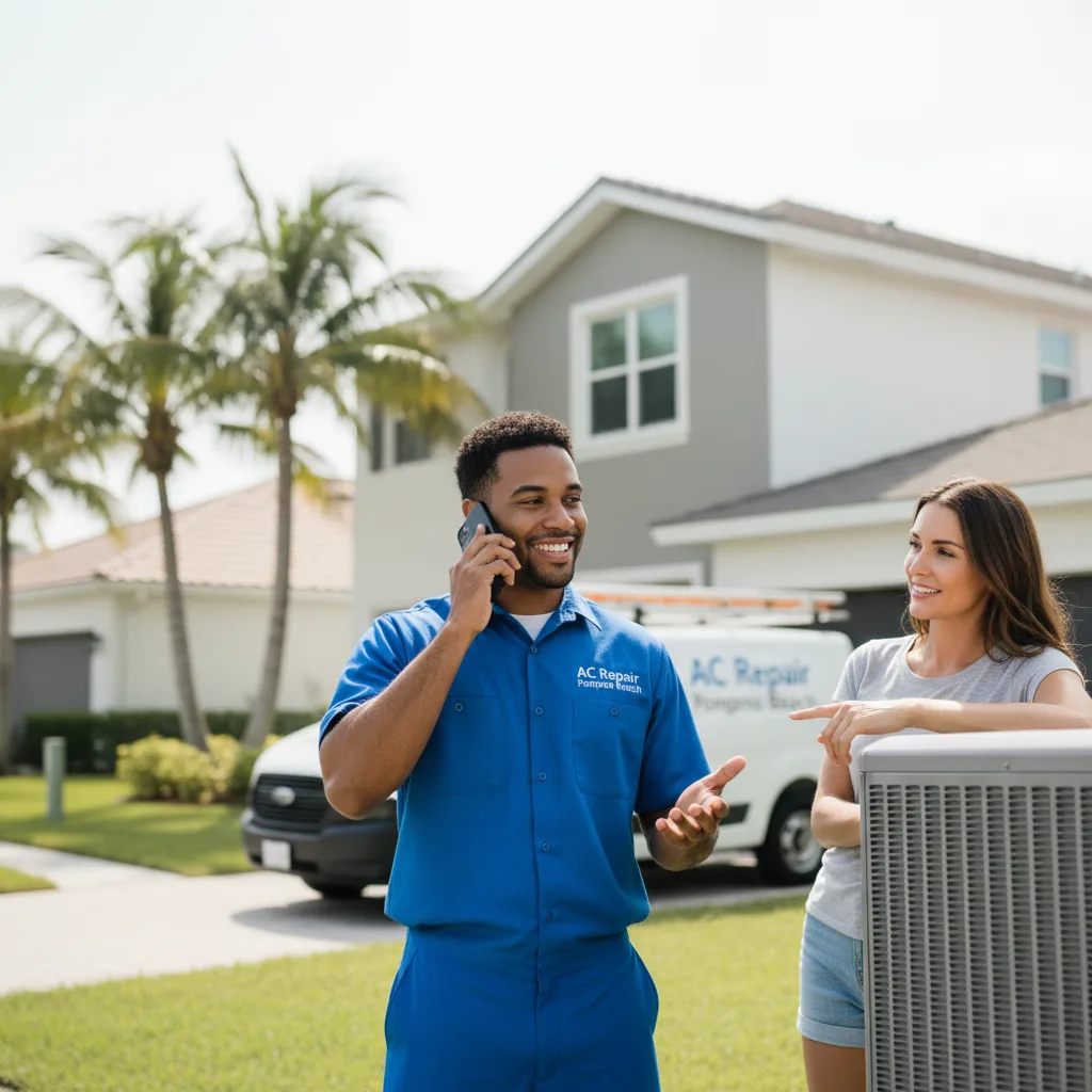 AC Repair Pompano Beach customer support in Monsey